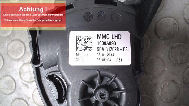 Foto: GASPEDAL ( SCHALTGETRIEBE ) eines Mitsubishi Space Star 1.0 XL