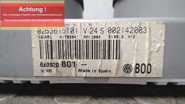 Foto: TACHOEINHEIT eines VW Lupo 1.0 XL