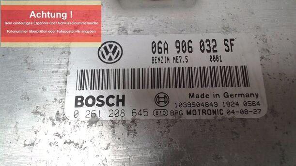 Foto: STEUERGERÄT EINSPRITZUNG/ MOTORSTEUERGERÄT eines Seat Leon 1.8 20V