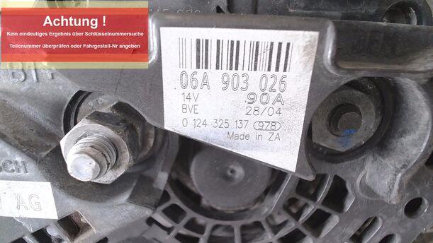 Foto: LICHTMASCHINE ( 90A ) eines Seat Leon 1.8 20V