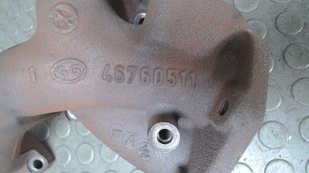 Foto: AUSPUFFKRÜMMER eines Fiat Strada 1.9 D Lounge