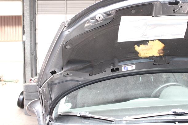 Foto: MOTORHAUBE eines Peugeot 207 CC 120 VTi Lounge