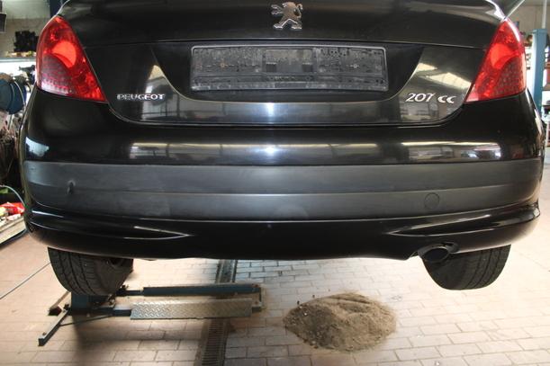 Foto: STOSSFÄNGER/ STOßSTANGE HINTEN ( CABRIO / CC ) eines Peugeot 207 CC 120 VTi Lounge