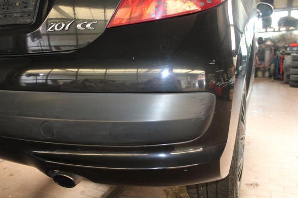 Foto: STOSSFÄNGER/ STOßSTANGE HINTEN ( CABRIO / CC ) eines Peugeot 207 CC 120 VTi Lounge