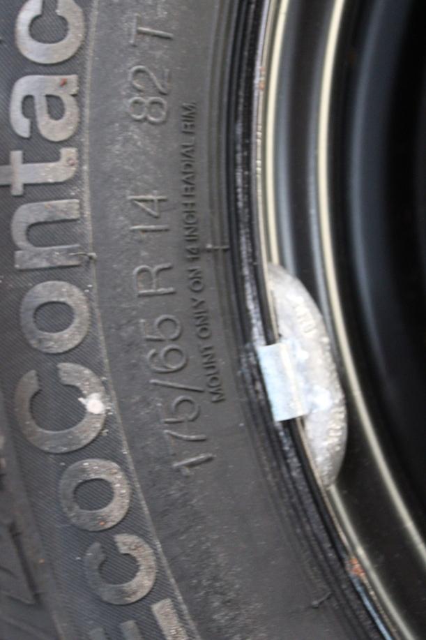 Foto: ERSATZREIFEN 165/70 X14 4-LOCH eines Opel Corsa 1.2 16V Avantgarde