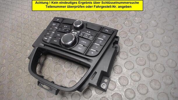 Foto: RADIOBEDIENUNG eines Opel Astra 2.0 CDTI DPF Style
