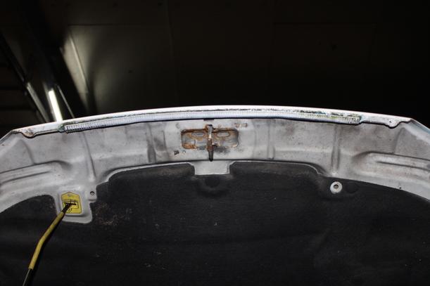 Foto: MOTORHAUBE eines Ford Fiesta Courier Style