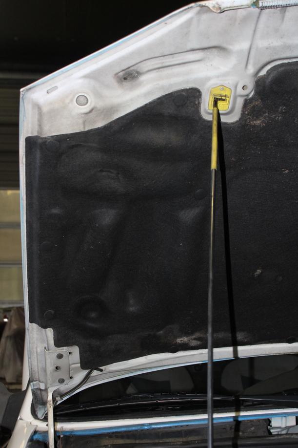 Foto: MOTORHAUBE eines Ford Fiesta Courier Style
