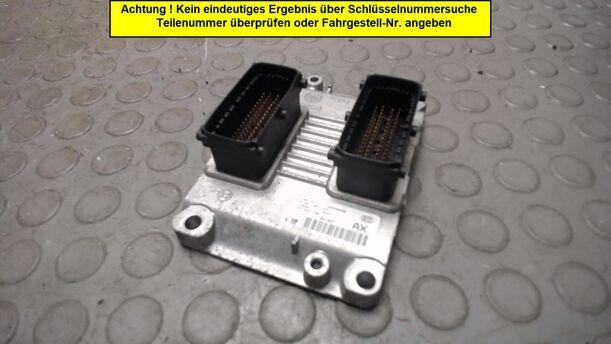 Foto: MOTORSTEUERGERÄT (ZURÜCKGESETZT) eines Opel Corsa 1.2 16V Style