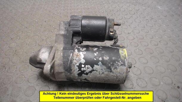 Foto: ANLASSER / STARTER BOSCH eines Opel Corsa Style