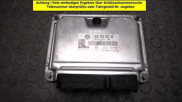 Foto: STEUERGERÄT EINSPRITZUNG / MOTORSTEUERGERÄT BCA eines VW Golf 1.4 Style