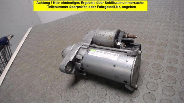 Foto: ANLASSER / STARTER ( VALEO ) eines VW Golf 1.4 Style
