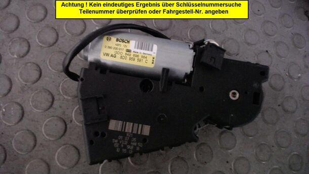 Foto: SCHIEBEDACHMOTOR eines VW Golf Plus 2.0 FSI Style