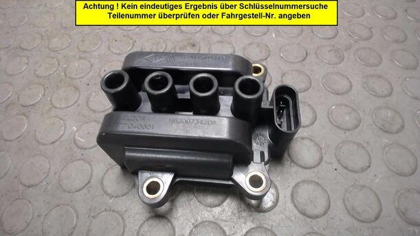 Foto: ZÜNDSPULE eines Dacia Sandero 1.2 16V Style