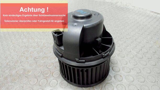 Foto: HEIZUNGSGEBLÄSE ( KLIMAANLAGE ) eines Ford Focus 1.6 16V Style