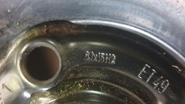 Foto: RESERVERAD / NOTRAD 15 ZOLL eines Opel Astra 1.6 Style