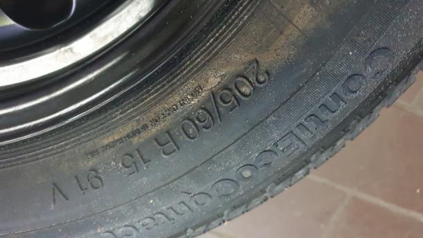 Foto: RESERVERAD 7X15 ET45 eines VW Passat Variant 1.9 TDI Style