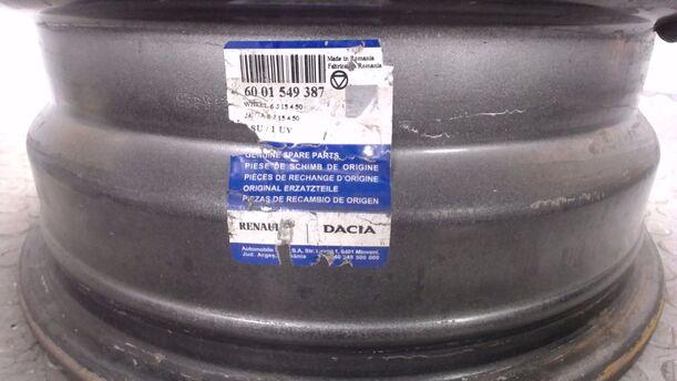 Foto: STAHLFELGE 6X15 ET50 eines Dacia Sandero 1.2 16V Style