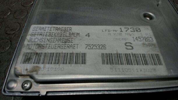 Foto: STEUERGERÄT EINSPRITZUNG / MOTORSTEUERGERÄT eines BMW 316i Style