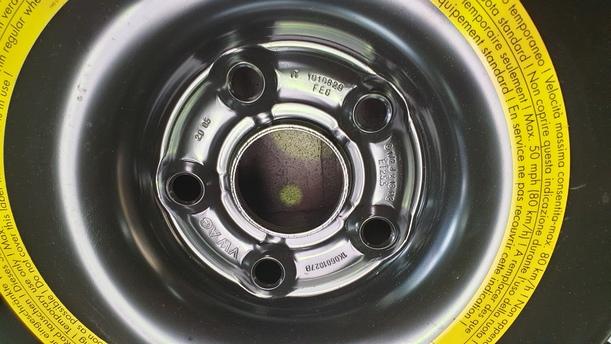 Foto: NOTRAD 3,5 X18 ET25,5 eines VW Golf Plus 1.6 FSI Style