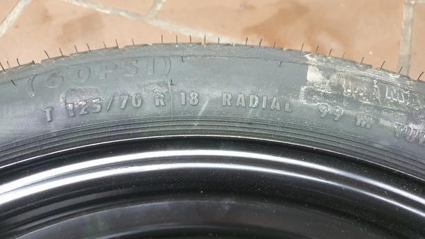 Foto: NOTRAD 3,5 X18 ET25,5 eines VW Golf Plus 1.6 FSI Style