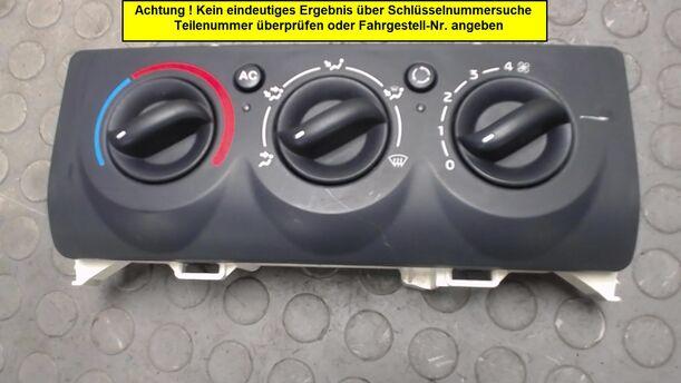 Foto: HEIZUNGSBETÄTIGUNG eines Renault Clio 1.4 16V L