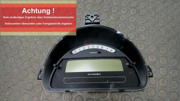 Foto: TACHOEINHEIT / KOMBIINSTRUMENT eines Citroen C3 Pluriel 1.4 L
