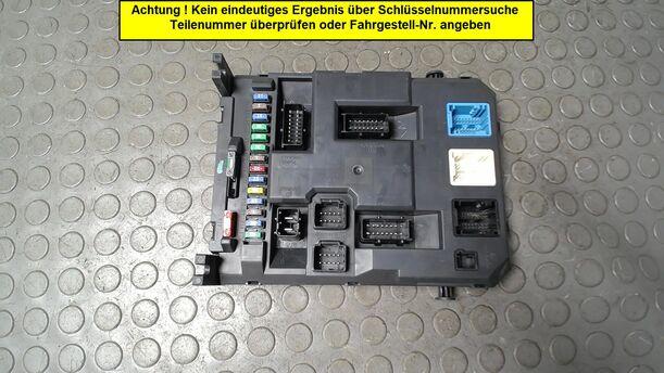 Foto: ZENTRALELEKTRIK/ SICHERUNGSKASTEN eines Citroen C3 Picasso VTi 120 GL
