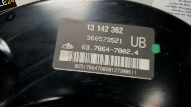 Foto: BREMSKRAFTVERSTÄRKER eines Opel Zafira 1.9 CDTI Style