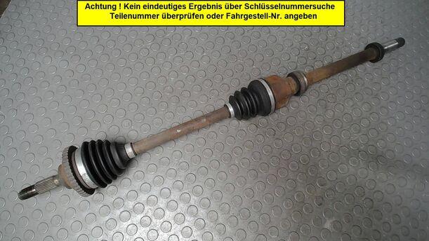 Foto: ANTRIEBSWELLE RECHTS ( SCHALTGETRIEBE ) eines Peugeot 206+ 60 Style