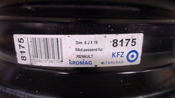 Foto: STAHLFELGE 6X15 ET43 eines Renault Scenic 1.6 GL