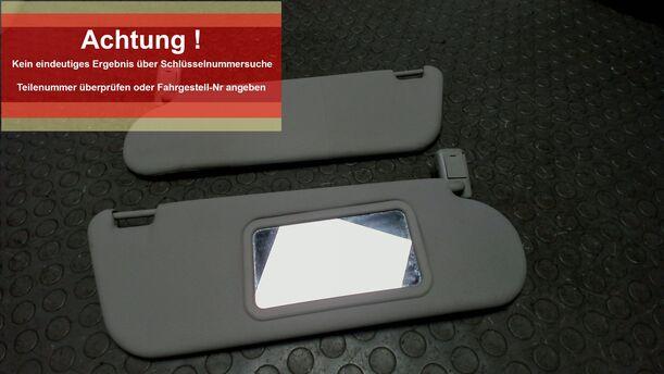 Foto: SONNENBLENDENPAAR eines Opel Astra 1.6 GL