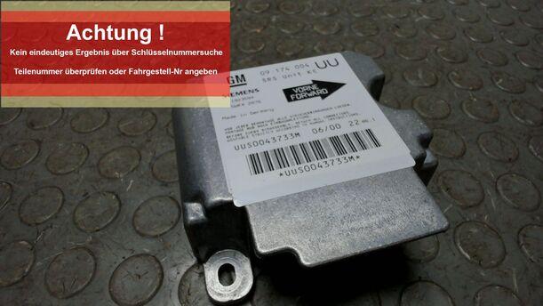 Foto: AIRBAGSTEUERGERÄT eines Opel Astra 1.6