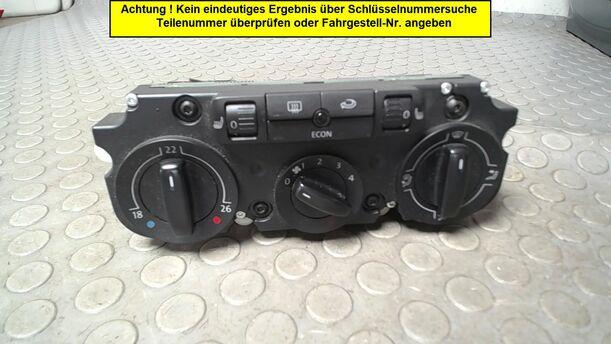 Foto: HEIZUNGSBETÄTIGUNG eines VW Touran 2.0 TDI