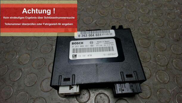 Foto: STEUERGERÄT EINPARKHILFE / PDC STEUERGERÄT eines Opel Vectra 1.9 CDTI Caravan