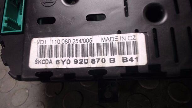 Foto: TACHOEINHEIT eines Skoda Fabia 1.4 16V Combi