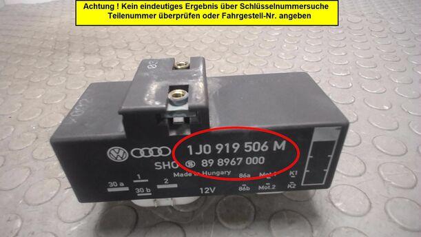 Foto: STEUERGERÄT ELEKTROLÜFTER eines Skoda Fabia 1.4 16V Combi