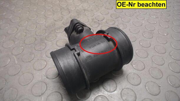 Foto: LUFTMASSENMESSER eines Opel Corsa 1.2 16V GLXi