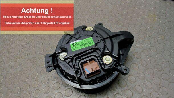 Foto: HEIZUNGSGEBLÄSE eines Audi A4 Avant 2.0 Style