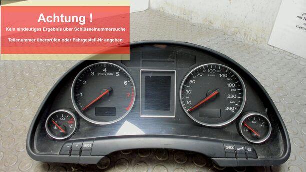 Foto: TACHOEINHEIT / KOMBIINSTRUMENT eines Audi A4 Avant 2.0 Style