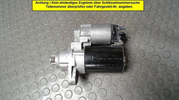 Foto: ANLASSER eines VW Fox 1.2 Style