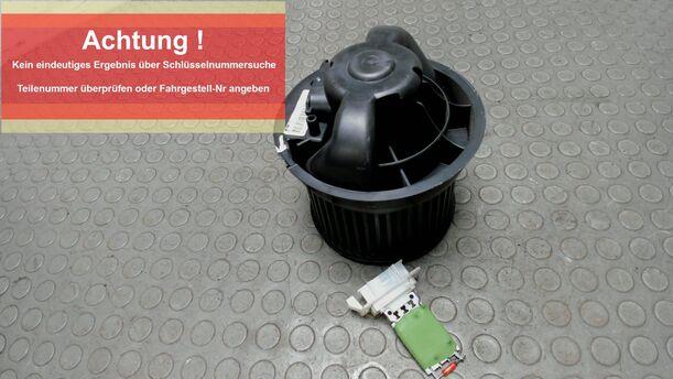 Foto: HEIZUNGSGEBLÄSE eines Toyota Aygo