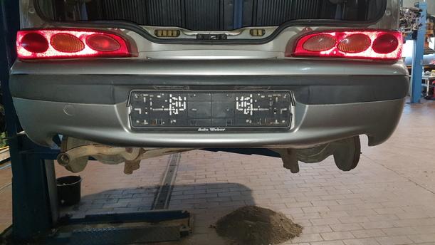 Foto: STOSSFÄNGER / STOSSSTANGE HINTEN eines Fiat Seicento 1.1 LX