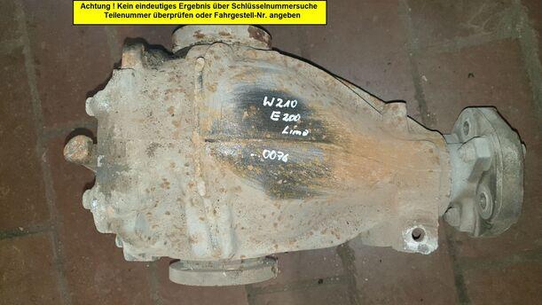 Foto: HINTERACHSTZRIEBE / DIFFERENTIAL eines Mercedes-Benz E 200 LX