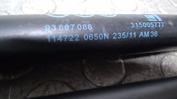 Foto: HECKKLAPPENDÄMPFERPAAR ( SPORTSTOURER ) eines Opel Astra 2.0 CDTI DPF ecoFLEX SportsTourer Start/Stop