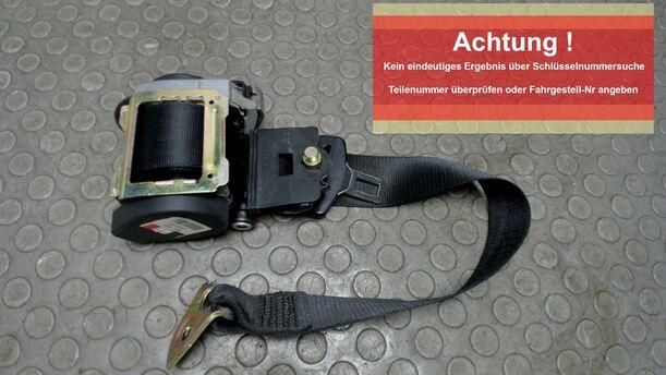 Foto: SICHERHEITSGURT HINTEN LINKS eines Mercedes-Benz E 200 T Kompressor