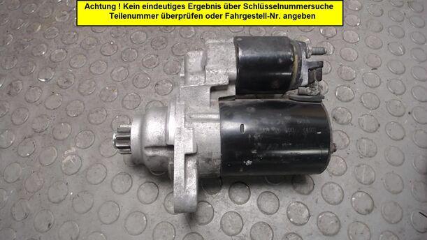 Foto: ANLASSER / STARTER ( BOSCH ) eines VW Polo 1.2