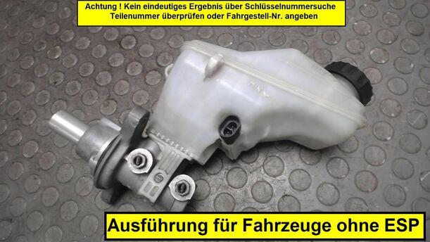 Foto: HAUPTBREMSZYLINDER ( BOSCH ) eines Opel Corsa 1.4 16V
