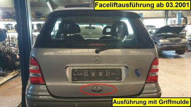 Foto: HECKKLAPPE / HECKDECKEL ( FACELIFT ) eines Mercedes-Benz A 160 L
