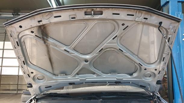Foto: MOTORHAUBE eines VW Golf 1.6